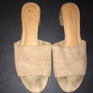 Rampage Nude Block Heel